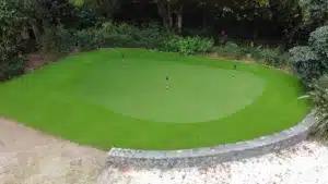 Large Putting Green using synthetic turf on acreage by Surface Pro Group Large Putting Green using synthetic turf on acreage by Surface Pro Group